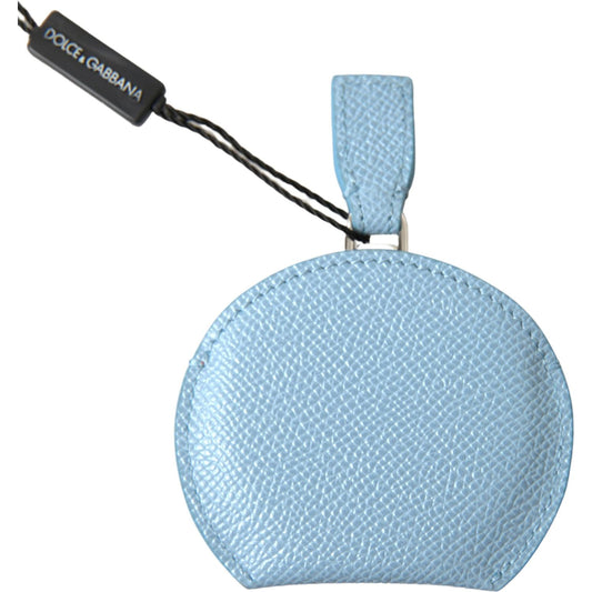 Dolce & Gabbana Light Blue Calfskin Leather Mirror Holder smy101192