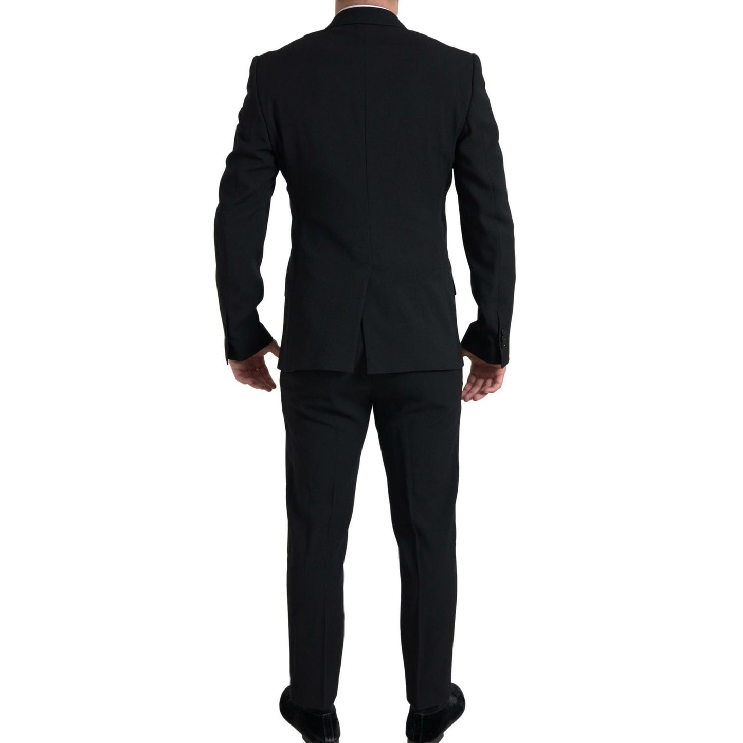 Dolce & Gabbana Black 2 Piece Double Breasted SICILIA Suit
