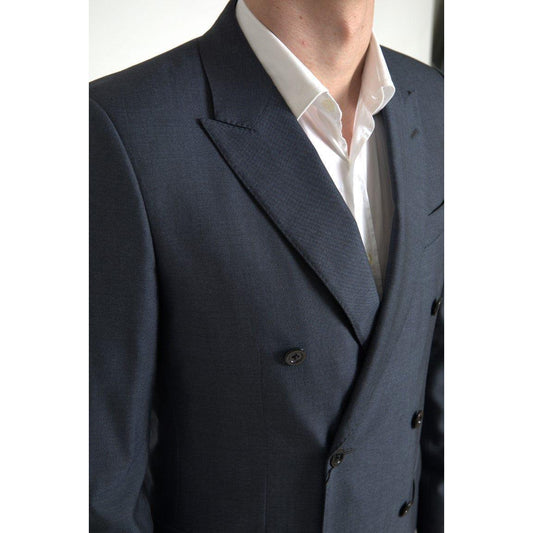 Dolce & Gabbana Blue 2 Piece Double Breasted MARTINI Suit KOS2203-48