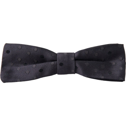 Dolce & Gabbana Blue Polka Dot Silk Adjustable Neck Men Papillon Bow Tie 1728,67345645728,Accessories,Blue,Bowties - Ties and Formal Accessories - Accessories,Dolce & Gabbana,Material: 100% Silk,Men,Men - Accessories,New with tags,Ties & Bowties - Men - A