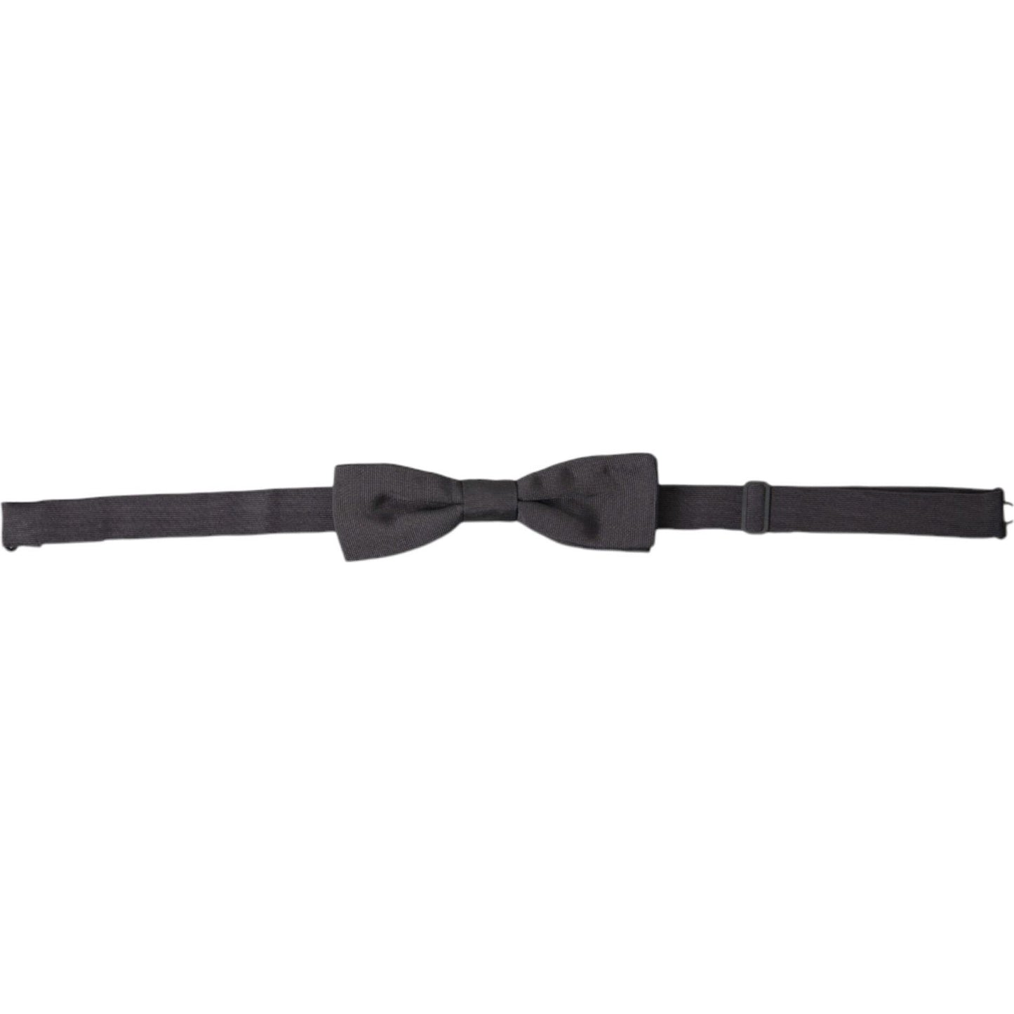 Dolce & Gabbana Dark Gray Silk Adjustable Neck Men Papillon Bow Tie 1728,67345645728,Accessories,Bowties - Ties and Formal Accessories - Accessories,Dark gray,Dolce & Gabbana,Material: 100% Silk,Men,Men - Accessories,New with tags,Ties & Bowties - Men - A
