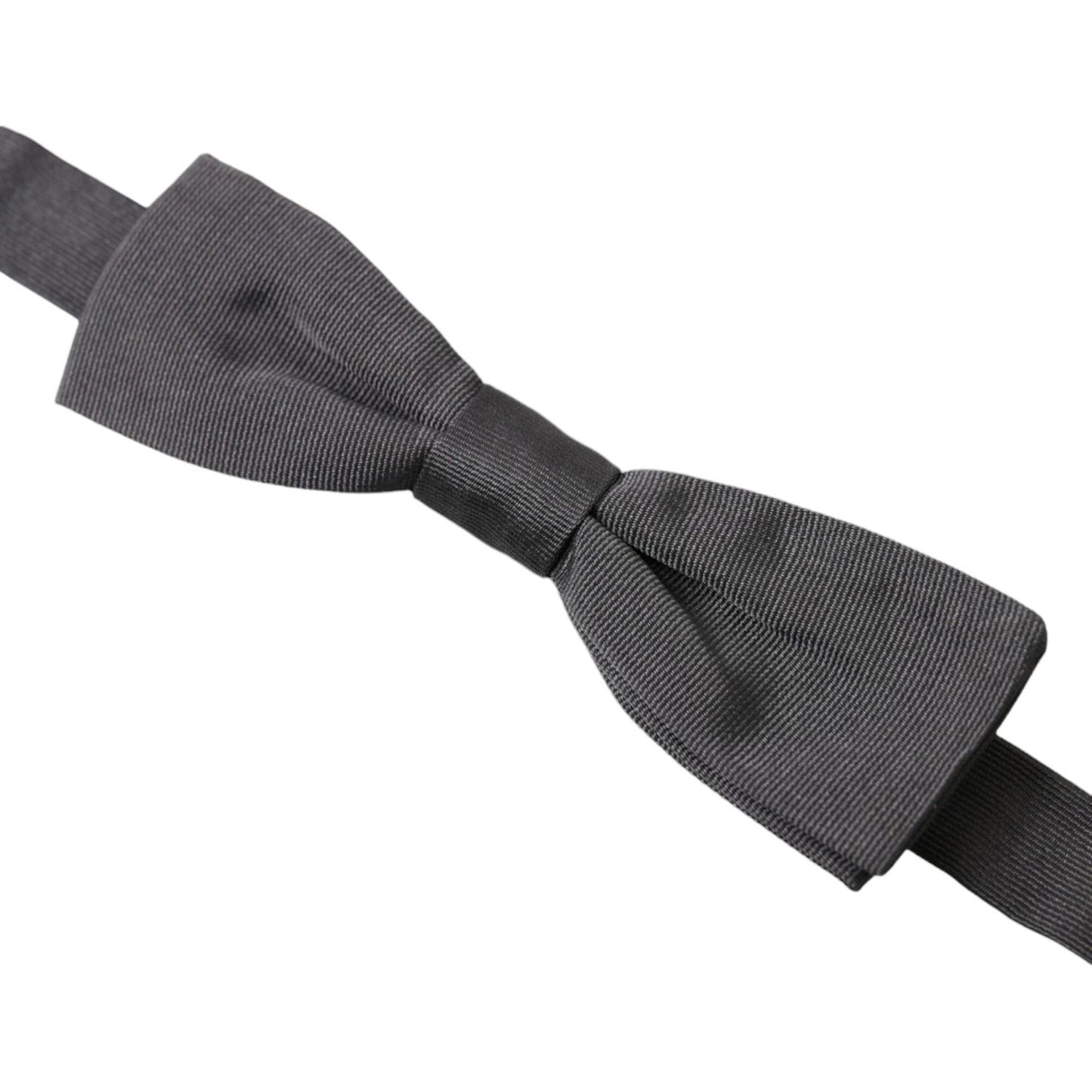 Dolce & Gabbana Dark Gray Silk Adjustable Neck Men Papillon Bow Tie 1728,67345645728,Accessories,Bowties - Ties and Formal Accessories - Accessories,Dark gray,Dolce & Gabbana,Material: 100% Silk,Men,Men - Accessories,New with tags,Ties & Bowties - Men - A