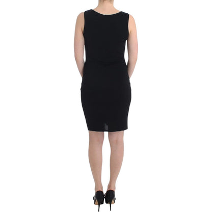Roccobarocco Black pencil sheath dress 1728,67345645728,Black,Clothing,Dresses - Clothing,Dresses - Women - Clothing,IT46|XL,IT48|XXL,Material: Cotton Blended,Midi - Dresses - Clothing,New with tags,Roccobarocco,Sleeveless - Dresses - Clothing,Women,Women