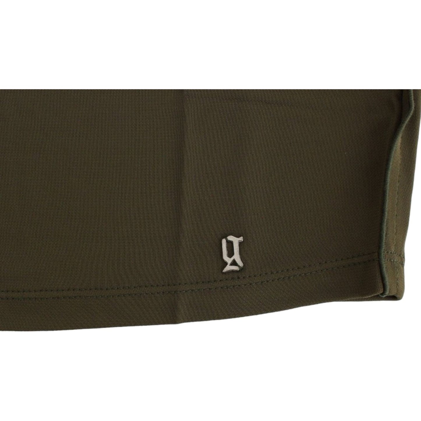 John Galliano Green shortsleeved blouse top John Galliano