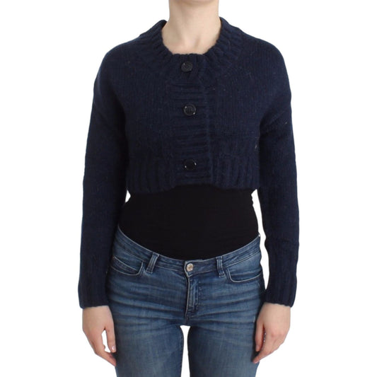 John Galliano Blue cropped cardigan John Galliano