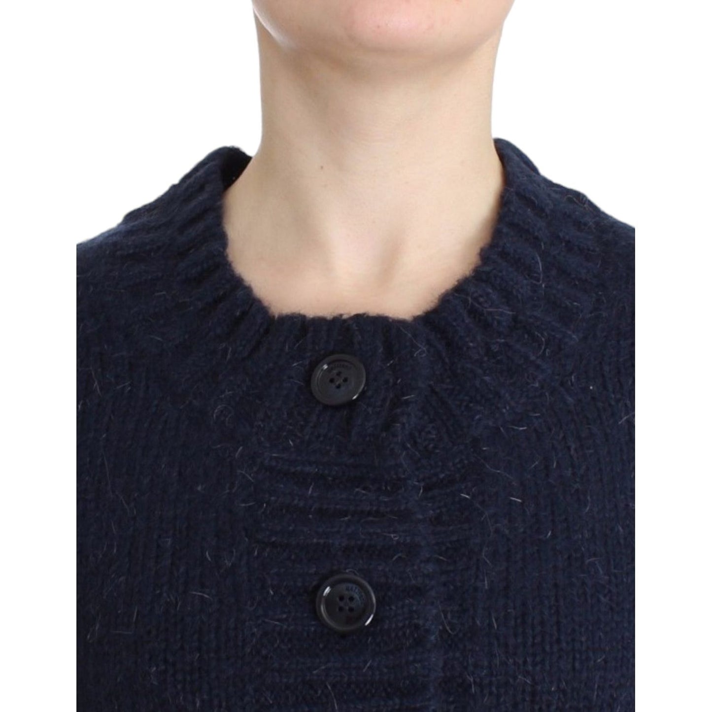 John Galliano Blue cropped cardigan John Galliano
