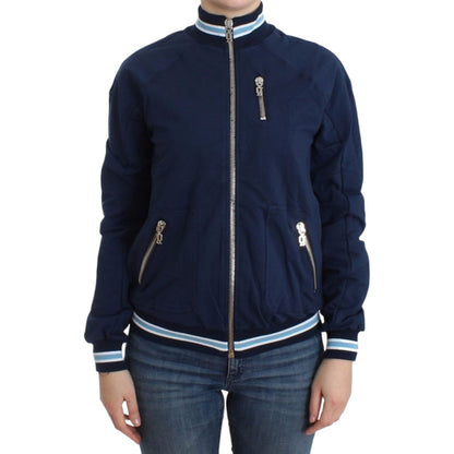John Galliano Blue zip cotton cardigan John Galliano