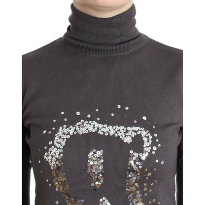 John Galliano Brown turtleneck cotton sweater John Galliano