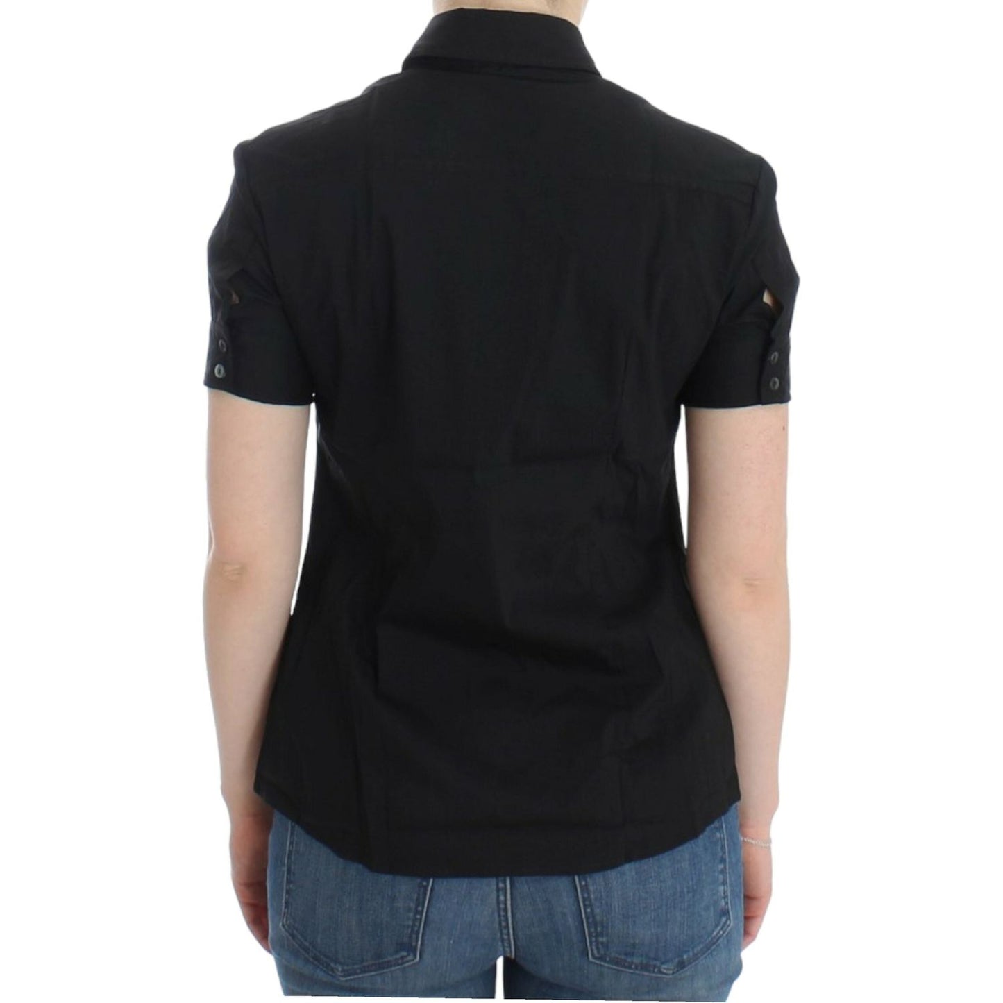 John Galliano Black cotton shirt top John Galliano