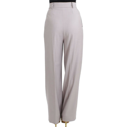 Cavalli Gray high waist pants Cavalli