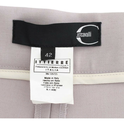 Cavalli Gray high waist pants Cavalli
