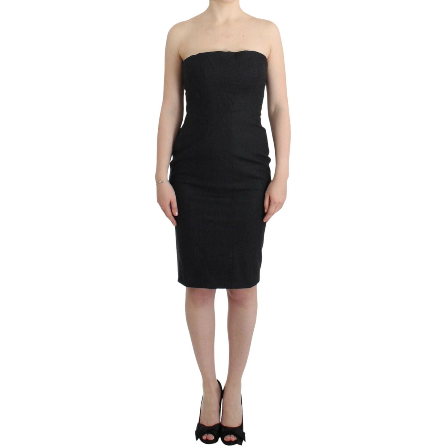 Cavalli Gray strapless dress Cavalli