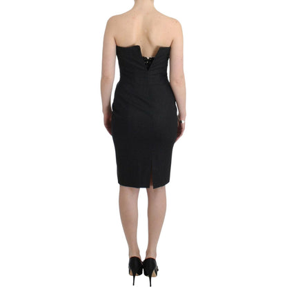 Cavalli Gray strapless dress Cavalli