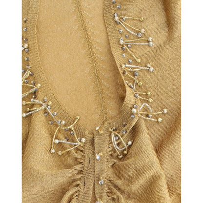 Cavalli Gold embellished gold shrug Cavalli