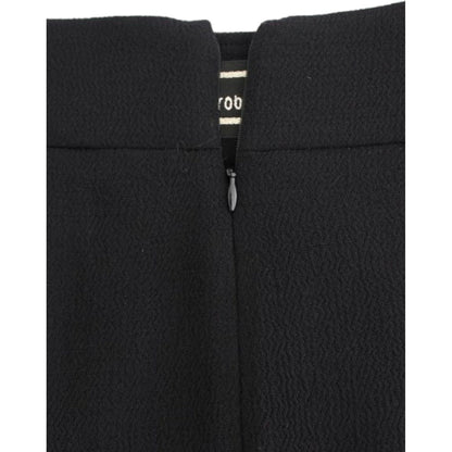 Cavalli Black wool pencil skirt Cavalli