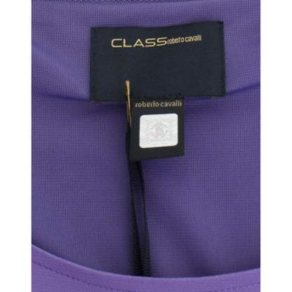 Cavalli Purple longsleeved dress 1728,67345645728,Cavalli,Clothing,Dresses - Clothing,Dresses - Women - Clothing,IT42|M,IT44|L,Longsleeve - Dresses - Clothing,Material: 100% Viscose,Midi - Dresses - Clothing,New with tags,Purple,Women,Women - Clothing