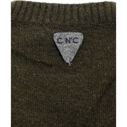 Costume National Brown striped crewneck sweater Costume National