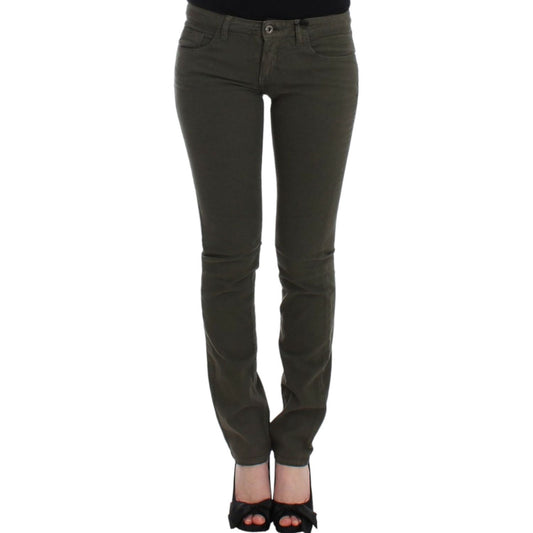 Costume National Green slim leg jeans Costume National