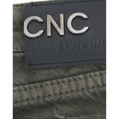 Costume National Green slim leg jeans Costume National