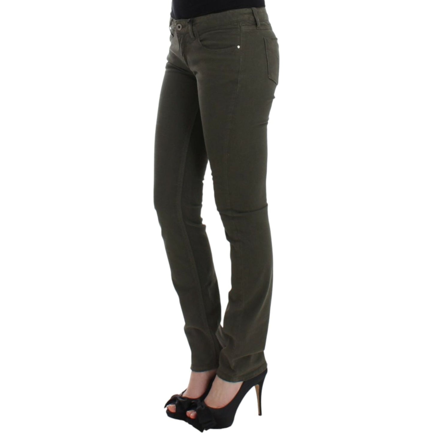 Costume National Green slim leg jeans Costume National
