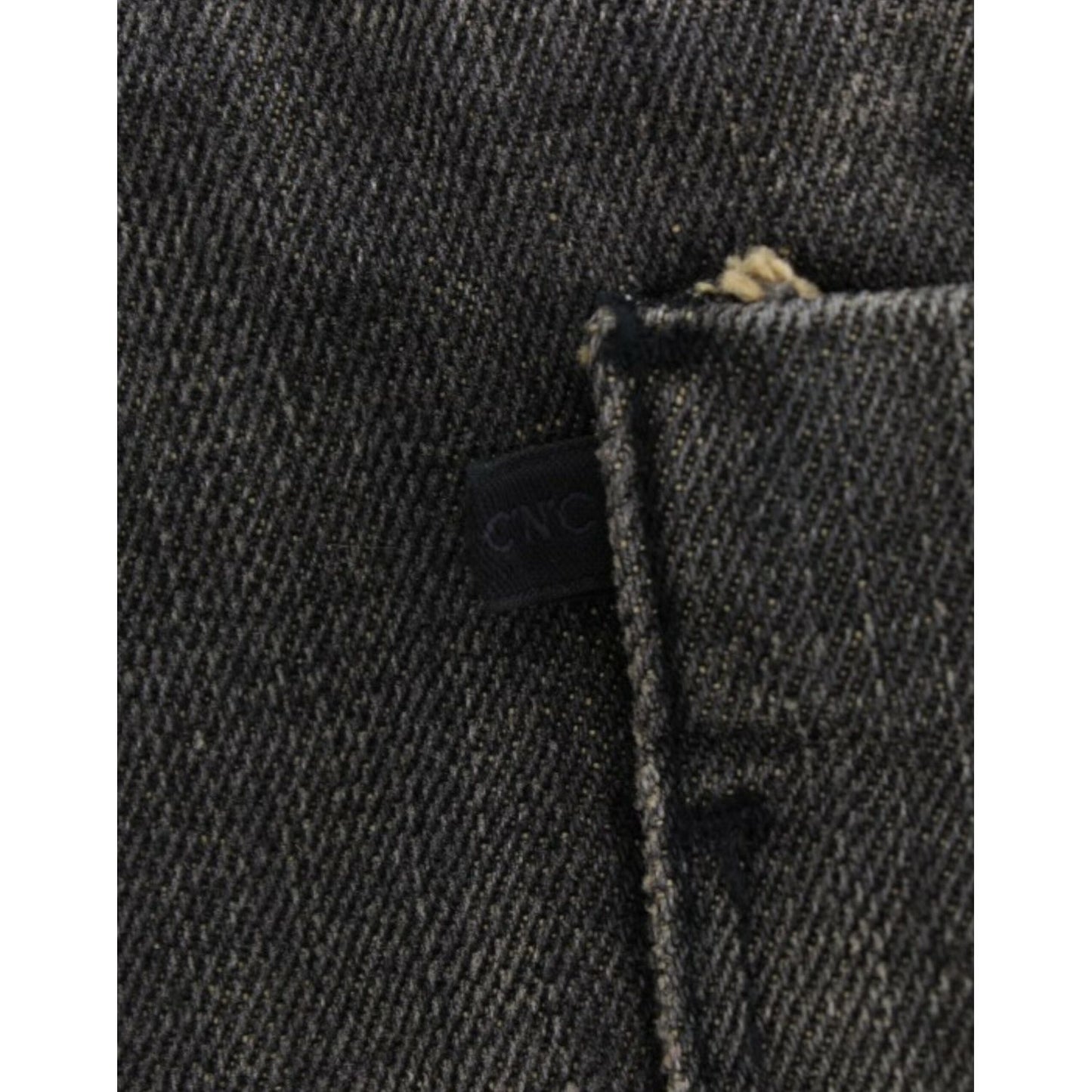 Costume National Gray distressed jeans Costume National