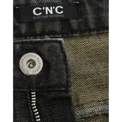 Costume National Gray distressed jeans Costume National