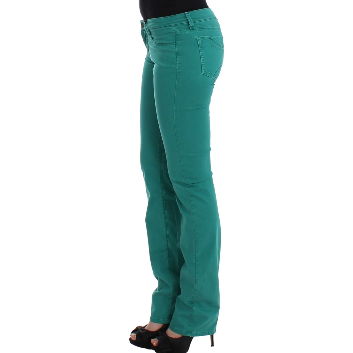 Costume National Green straight leg jeans