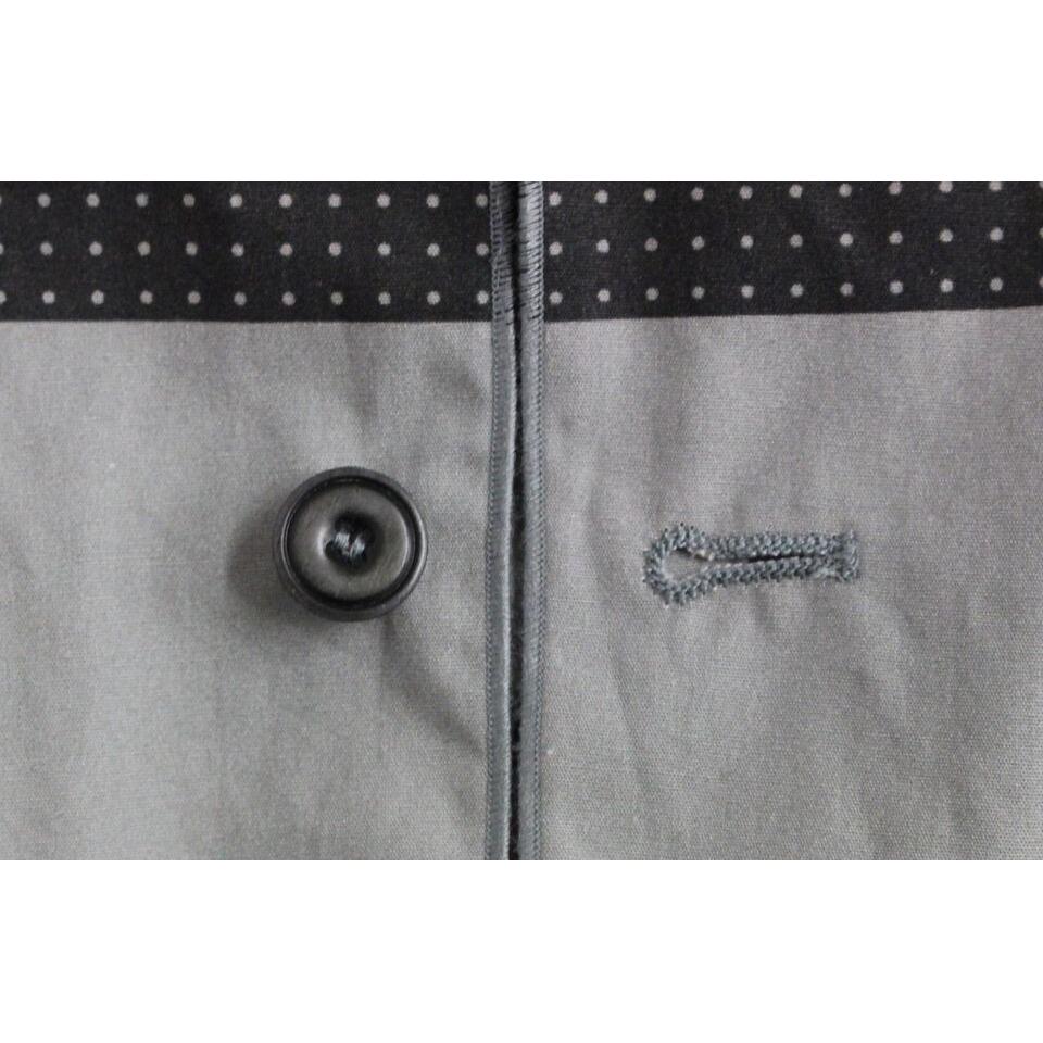 Dolce & Gabbana Gray Polka Dot Dress Vest Gilet Weste