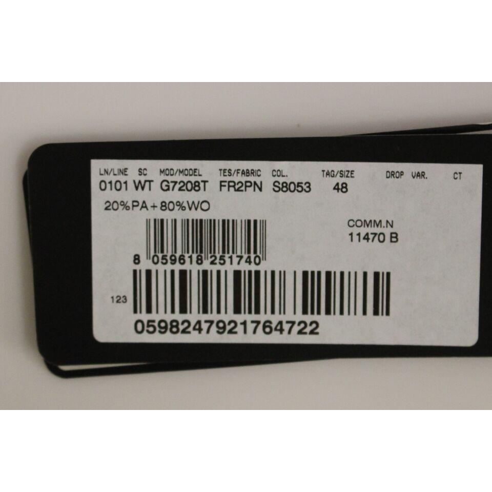 Dolce & Gabbana Black Striped Wool Logo Vest Gilet Weste Dolce & Gabbana