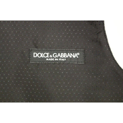 Dolce & Gabbana Gray Wool Blend Vest Gilet Weste Dolce & Gabbana
