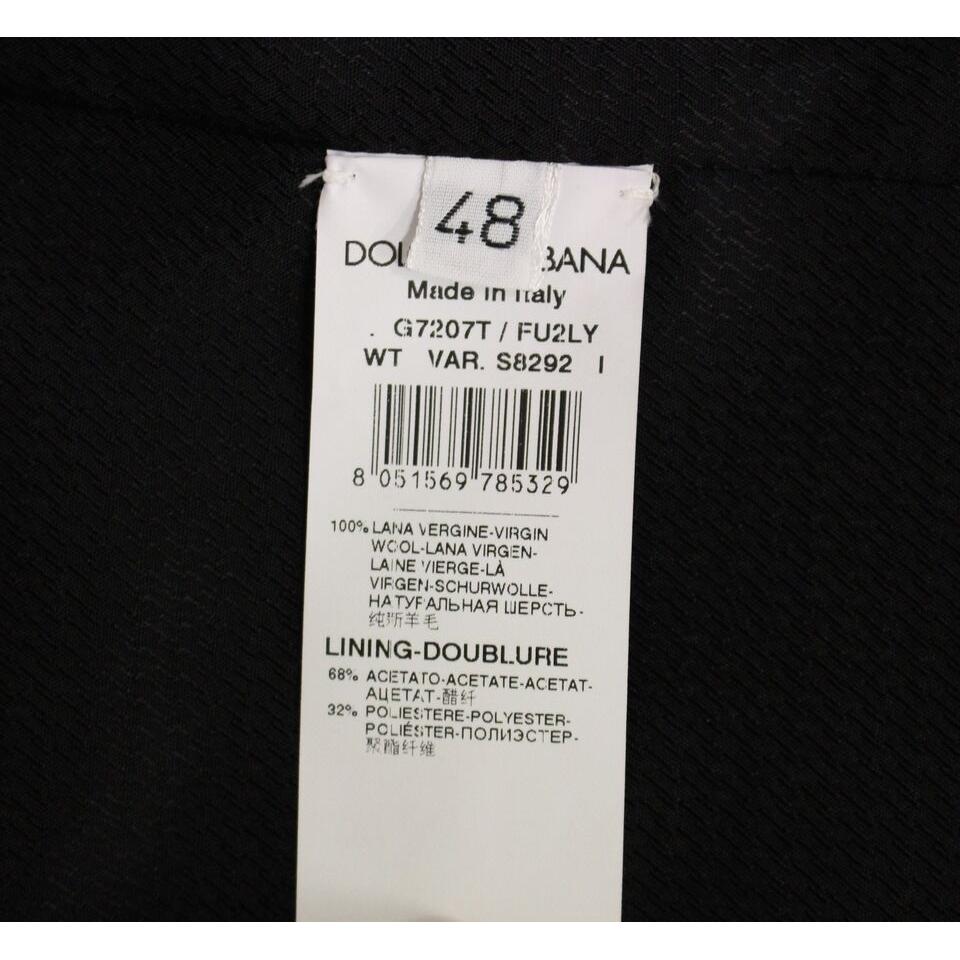 Dolce & Gabbana Gray Wool Formal Dress Vest Gilet Weste