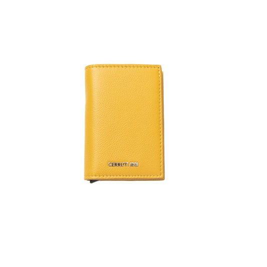 Cerruti 1881 Yellow Calfskin Men Wallet 1728,67345744032,Accessories,Bags,Bicolor,Cerruti 1881,Men,Men - Bags,New with tags,Wallets - Accessories,Wallets - Men - Bags,Wallets - Wallets - Accessories