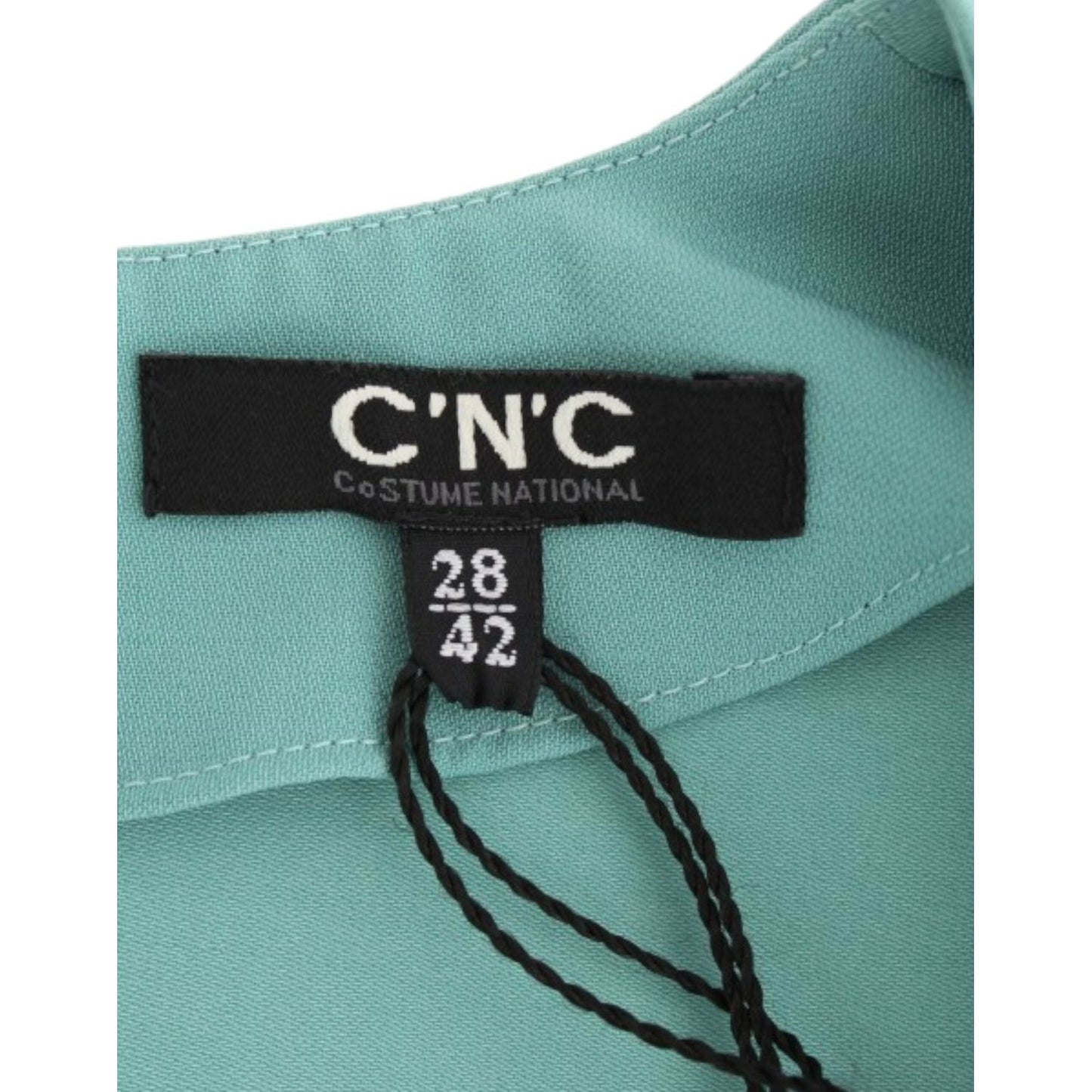 Costume National Green 3/4 sleeved sheath dress Costume National