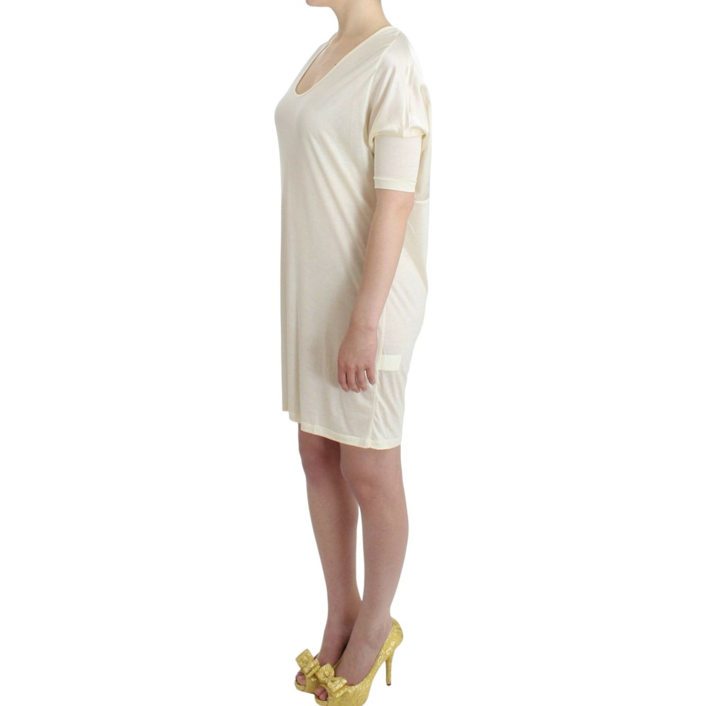 Costume National White modal tube dress Costume National