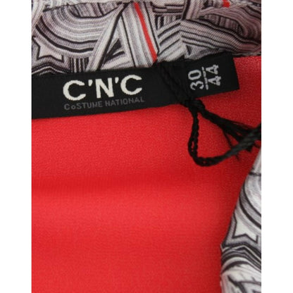 Costume National White shirt assymetric hem dress Costume National