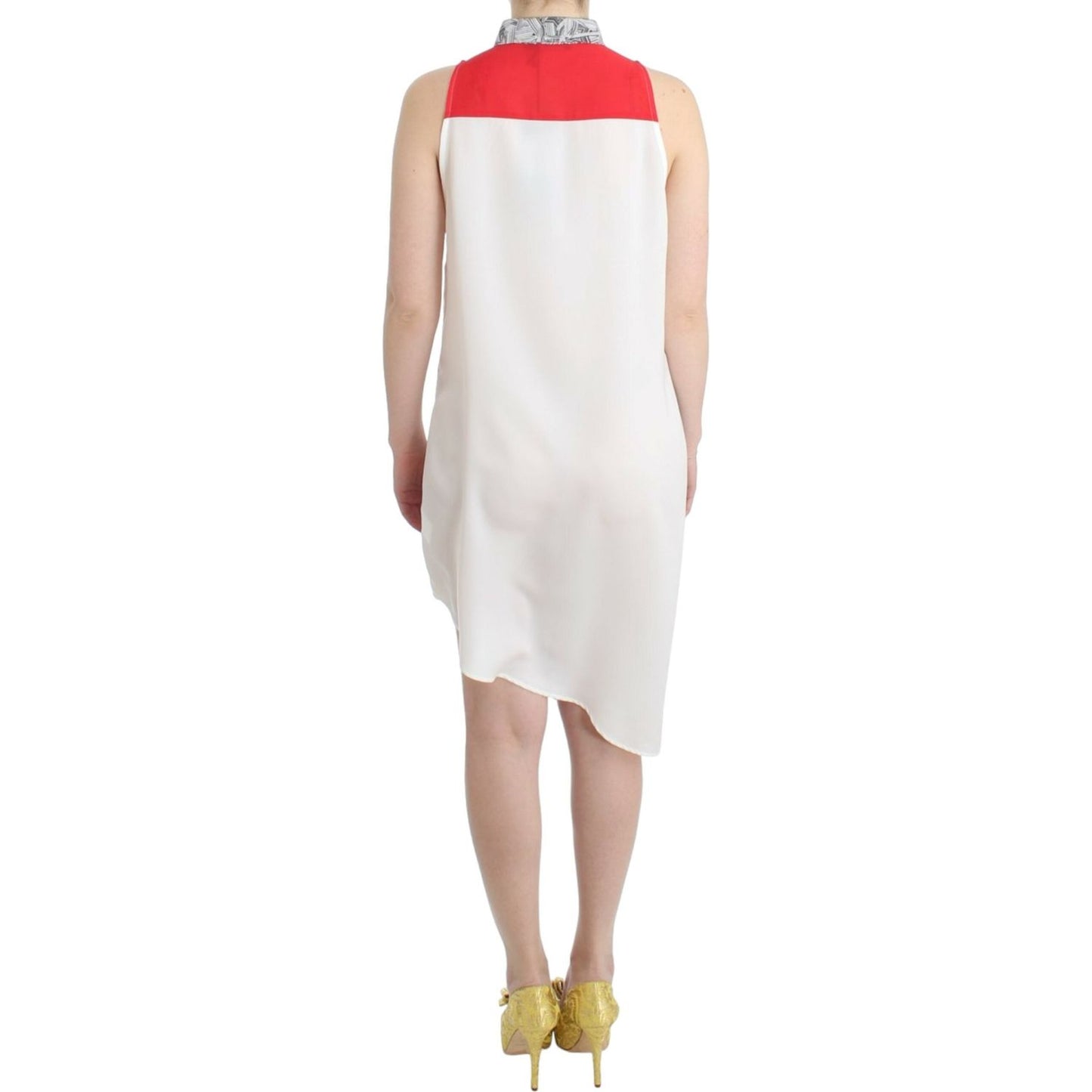 Costume National White shirt assymetric hem dress Costume National