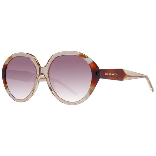 Scotch & Soda Brown Acetate Sunglasses