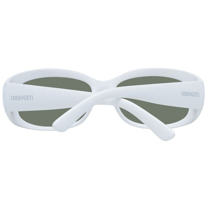Serengeti White Nylon Sunglasses