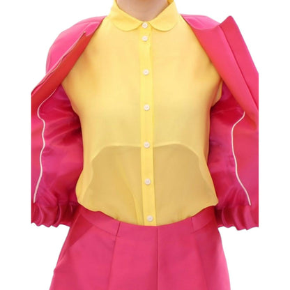 CO|TE Pink silk blend jacket CO|TE