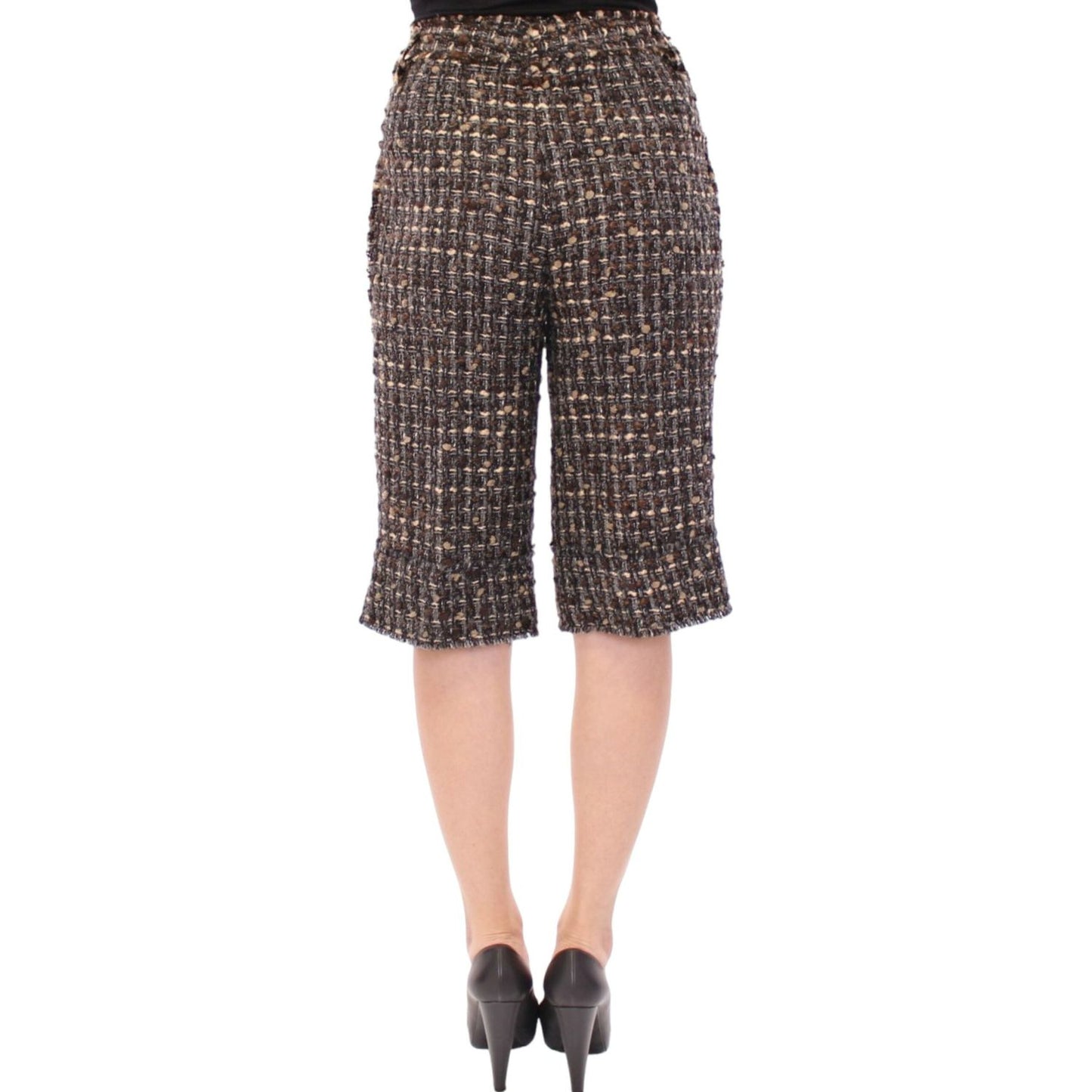 Dolce & Gabbana Multicolor wool shorts pants Dolce & Gabbana