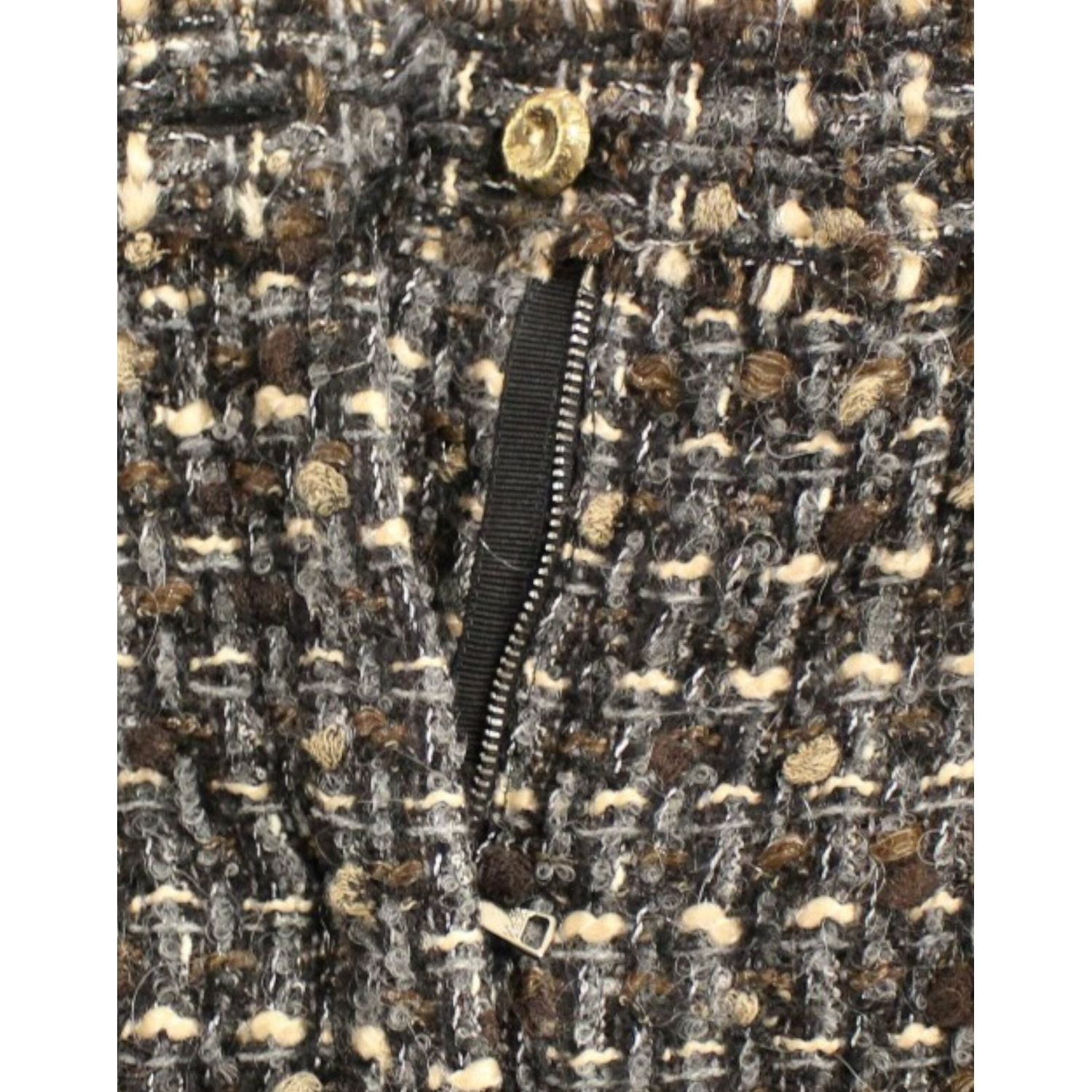 Dolce & Gabbana Multicolor wool shorts pants