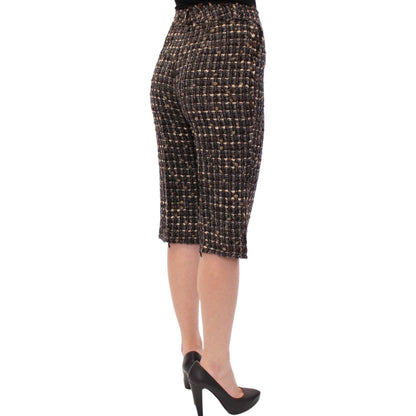 Dolce & Gabbana Multicolor Wool Shorts Pants Dolce & Gabbana