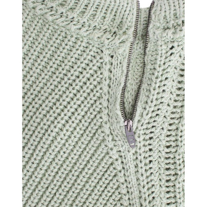 Ermanno Scervino Green Cropped Knit Sweater Knitted Jumper Ermanno Scervino