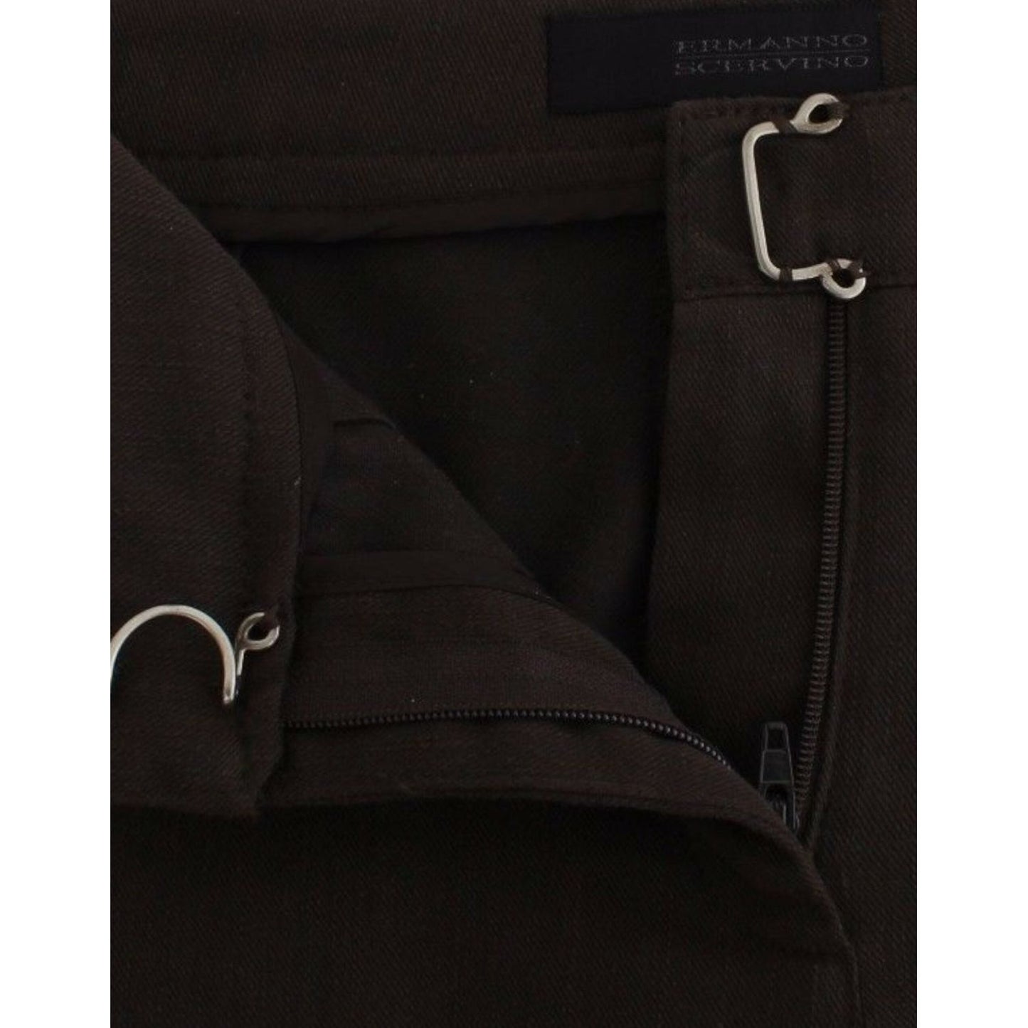 Ermanno Scervino Brown Chinos Casual Dress Pants Khakis Ermanno Scervino