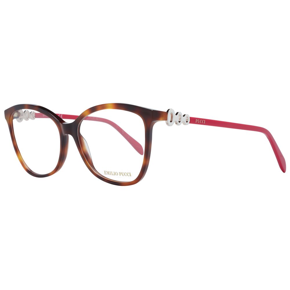 Emilio Pucci Brown Plastic Glasses (Frames)