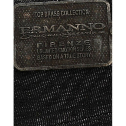Ermanno Scervino Black Slim Jeans Denim Pants Skinny Leg Stretch Jeans & Pants