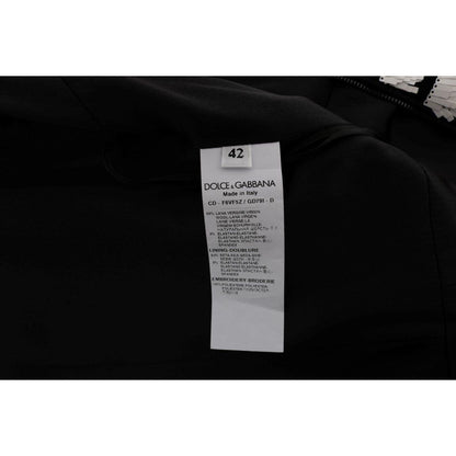 Dolce & Gabbana Multicolored Striped Sequined Stretch Dress Dolce & Gabbana