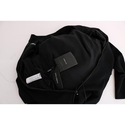 Dolce & Gabbana Black Stretch Long Gown Sheath Dress Dolce & Gabbana