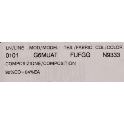 Dolce & Gabbana Beige Cotton Stretch Chinos Pants Dolce & Gabbana