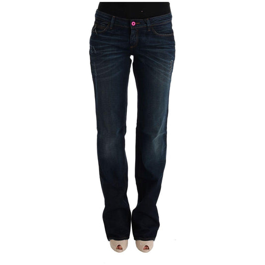 Costume National Blue Cotton Regular Fit Denim Jeans SIG30107-3
